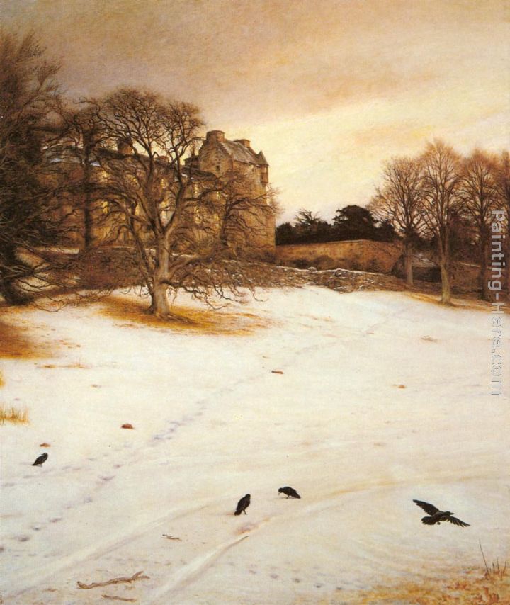 Christmas Eve, 1887 painting - John Everett Millais Christmas Eve, 1887 art painting